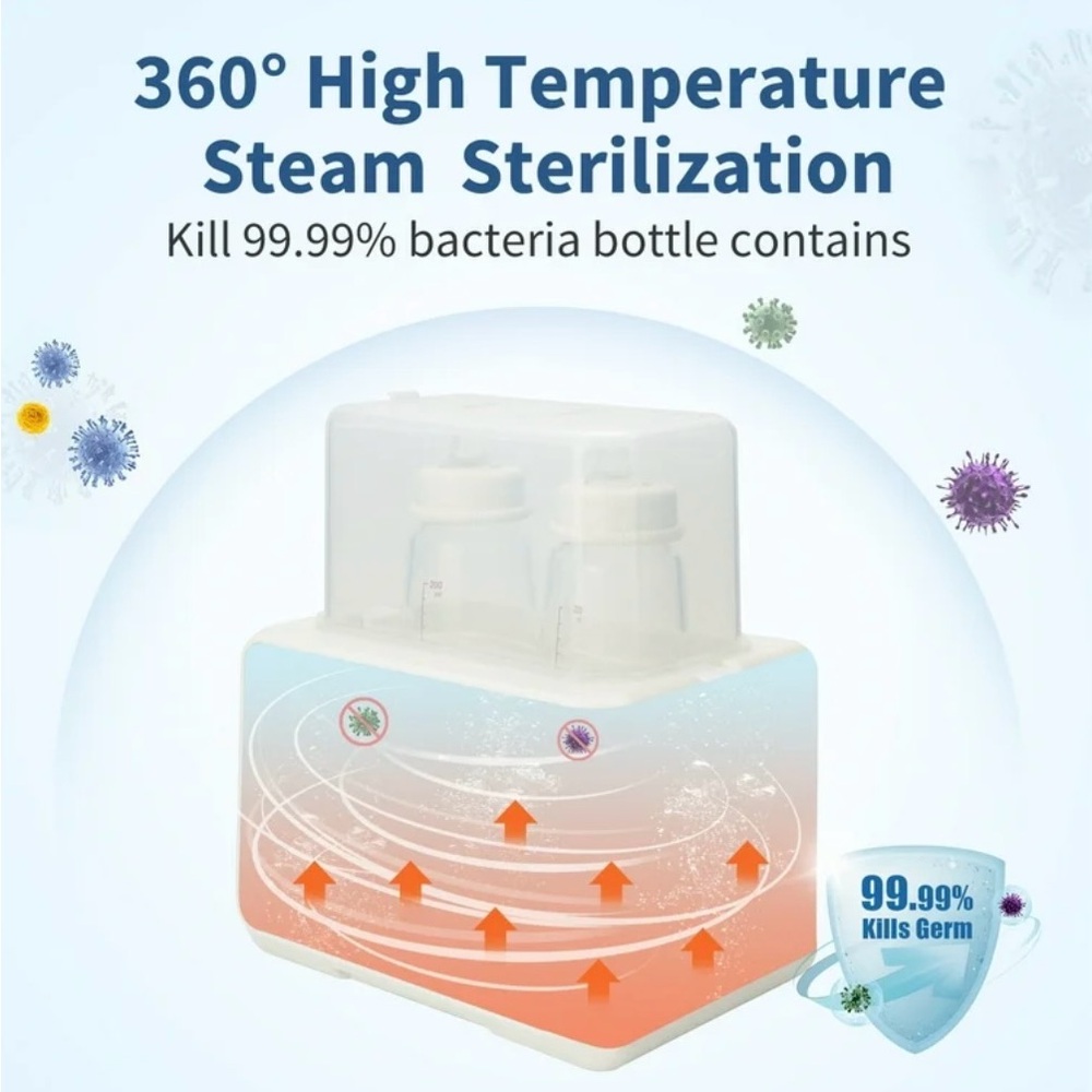 Sejoy White Baby Bottle Warmer and Sterilizer - Picture 3 of 11